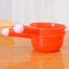 Plastic 水舀子 thickened long-handled water spoon that won't break when dropped, kitchen cooking, household big red round, factory wholesale Specification image